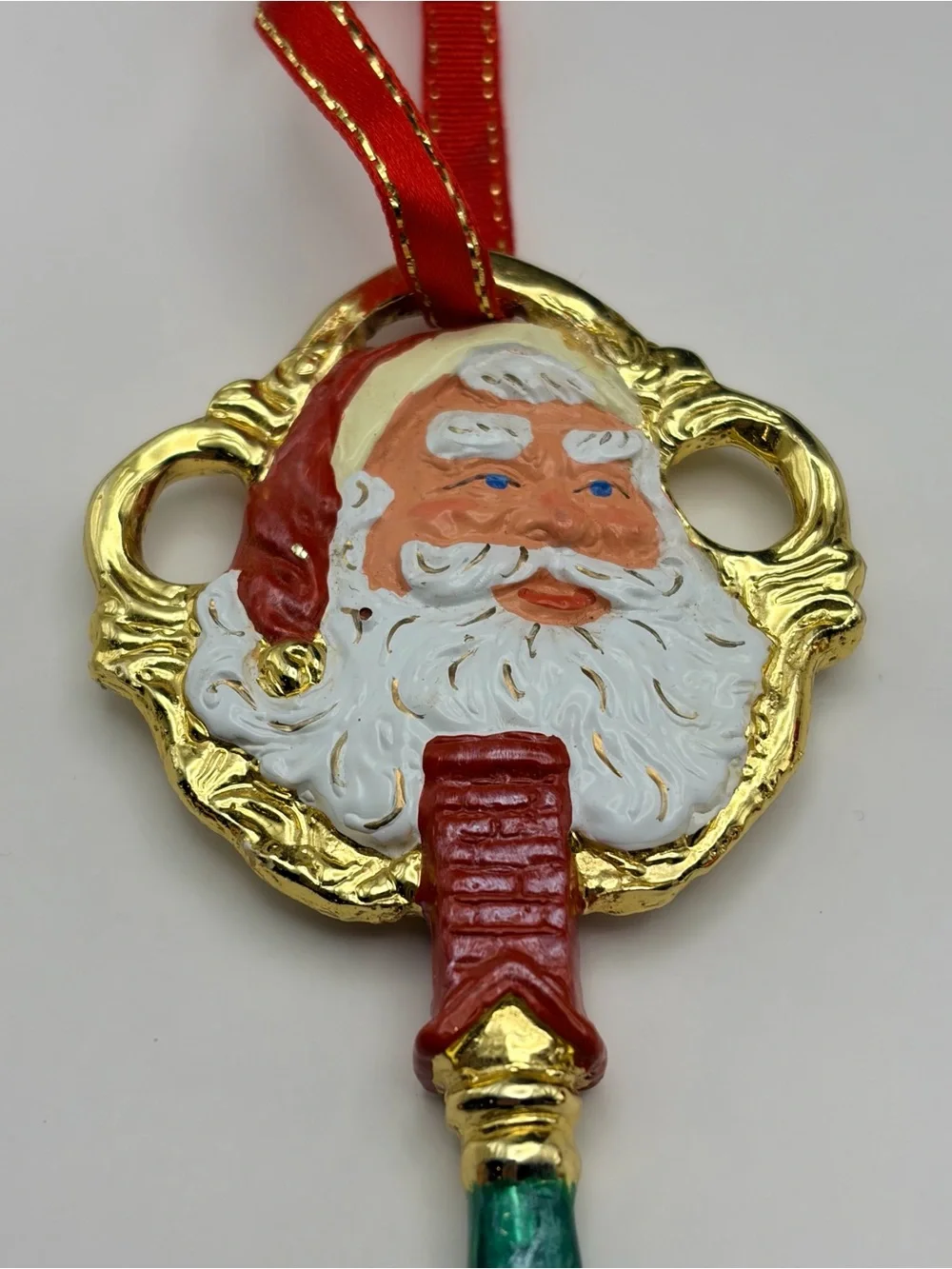 Santa's Magic Key Ornament, Holiday Tradition for Homes without a Chimney, 4.75”